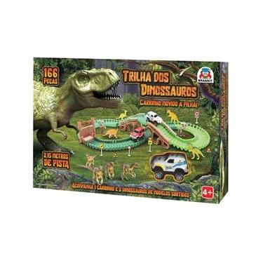 Imagem de Trilha dos Dinossauros Pista de Blocos Parque Dinossauros