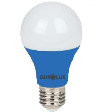 Imagem de Lâmpada Led S60 Bulbo Colors 7 Watts Bivolt Azul - Ourolux