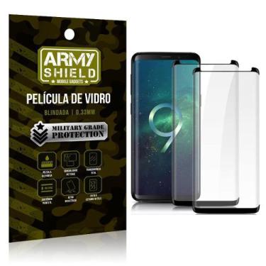 Imagem de Kit 2 Películas De Vidro Blindada 3D Full Cover Galaxy S9 Plus - Armys