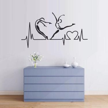 Imagem de Adesivo De Parede Para Studio Pilates Yoga Academia