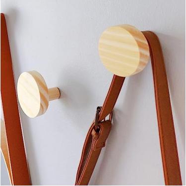 Imagem de 2 Ganchos De Parede Bola Pinus