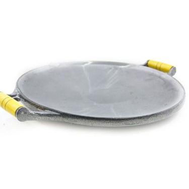 Imagem de Chapa Bifeira Bifeteira Badejo Petiscos com Alça De Madeira