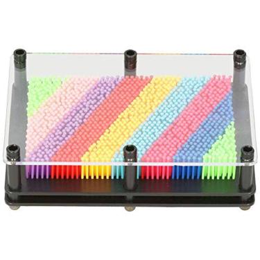 Imagem de Chiwe Pin Art Toy, 4,9 x 6,9 x 1,6 em 3D Pin Art Toy 3D Pin