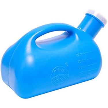 Imagem de Penico Masculino Portátil, 3000ml, Mictório Masculino Grande Com Capa, Coletor De Garrafa De Xixi, Banheiro De Viagem Para Hospital, Casa, Acampamento, Carro, Viagem,Azul,Enchanting12