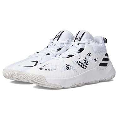Imagem de adidas Tênis de basquete unissex adulto Pro N3xt 2021, Branco, 11.5 Women/10.5 Men