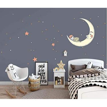 Imagem de Papel de parede de fundo de desenhos animados - 140 cm (L) x 70 cm (A)