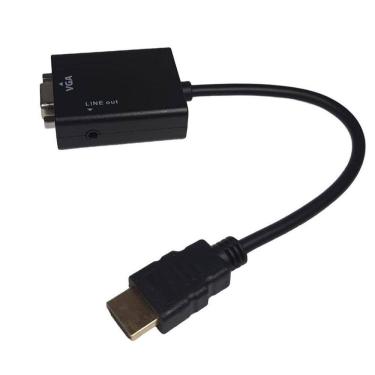 Imagem de Cabo Conversor De Hdmi Para Vga Com Audio Co-01