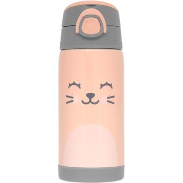 Imagem de Buba, Copo Térmico Parede Dupla Com Canudo 400ml Gumy Nude, Buba