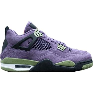 Imagem de Jordan 4 Retro Canyon Purple Safety Orange Size 6.5