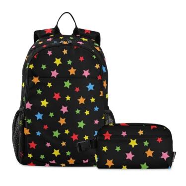 Imagem de JUNZAN Mochilas para meninos com lancheira Mochila escolar para meninos com lancheira mochilas escolares para meninos, 2, (11.8" x 6.3" x 18.5")+ (9" x 5.1"x 5.5"), Mochilas Daypack