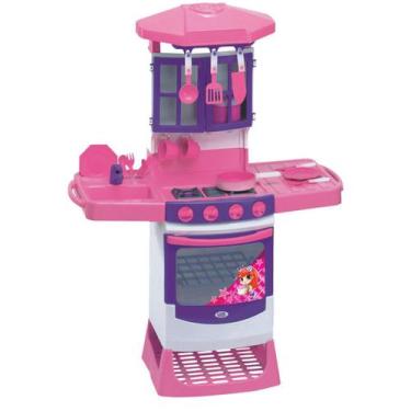 Imagem de Mini Cozinha Magica Infantil Menina Com Pia Fogão E Forno - Magic Toys