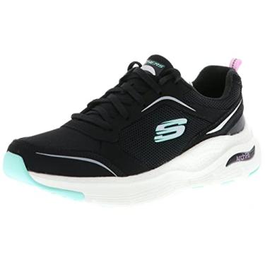 Imagem de Skechers Ajuste de arco feminino Gentle Stride, Preto, 39