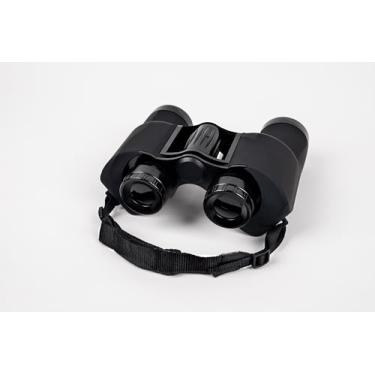 Imagem de Binocktails - Cantil Binóculo Redesenhado - Couro Preto - 473 ml