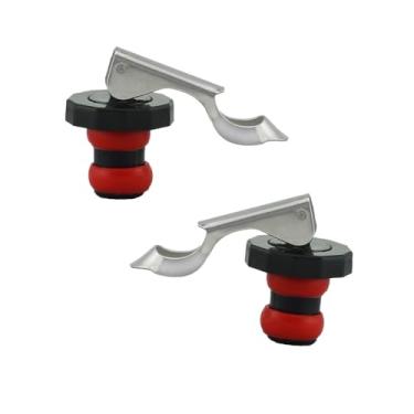 Imagem de Conjunto 2 Tampas de Aço Inox para Vinho 10cm x 3cm - Wolff