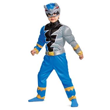 Imagem de Disguise Blue Power Ranger Costume for Toddlers, Official Power Rangers Dino Fury Outfit with Mask Multicolored, Medium (3T-4T)