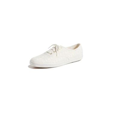 Imagem de Keds Tênis feminino Champion de lona com cadarço, Creme de crochê, 40