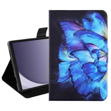 Imagem de Dteck Capa ultrafina para tablet Samsung Galaxy Tab A9+ Plus de 11 polegadas 2023 (SM-X210/215/216) - Capa fólio leve de couro PU com [suporte embutido/compartimentos para cartão] Capa fina fofa de