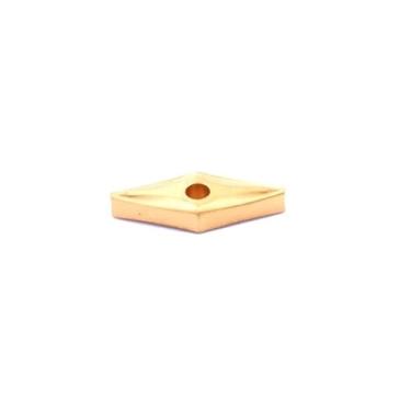 Imagem de HHIP 6040-1332 VNMS-TiN Coated C5 Carbide Insert, 3/8" IC, .0315" Radius