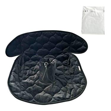 Imagem de ReignDrop Piddle Pad Protetor de assento de carro para treinamento de penico de crianças e bebês – Almofada impermeável para assento de carro – Forro reutilizável – Exterior de veludo macio – traseira