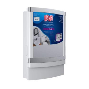 Imagem de Armário Para Banheiro Com Gaveta Tivoli Branco Herc