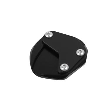 Imagem de CHIFUN Almofada ampliadora de suporte de suporte lateral de substituição para Honda CB350 CB 350 2021 2022 2023 almofada de pé de suporte de estacionamento lateral (preto)