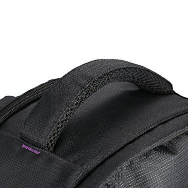 Imagem de Mochila para Câmera Impermeável Verde Com Zíper Duplo Acolchoado Bolsa DSLR para Fotografia Ao Ar Livre (PURPLE)
