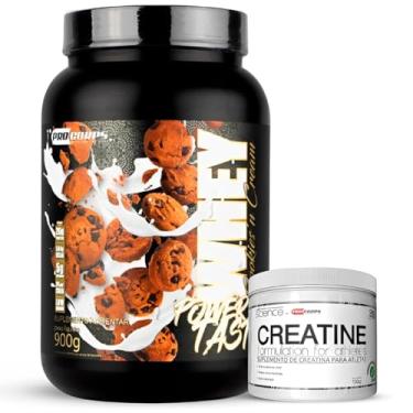 Imagem de Kit Pro Corps Whey 3W Power Taste 900g + Creatina Pura 100g (900g, Cookies com creme)