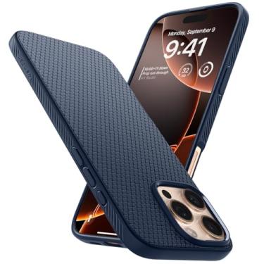 Imagem de Capa Spigen para iPhone 16 Pro Max, Liquid Air Armor projetada para Apple iPhone 16 Pro Max - Azul Marinho