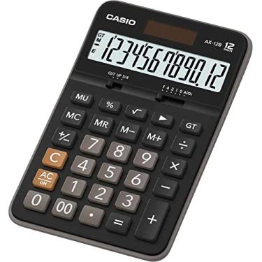 Imagem de Calculadora Casio AX-12B Preta Extra Large