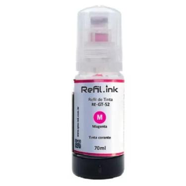 Imagem de Refil de Tinta REFIL-INK Impressora H P GT52 - Tpa, Magenta