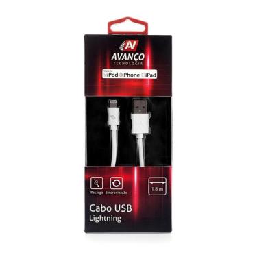 Imagem de Cabo Usb Homologado Mfi Para iPhone 5, 6, 7, 8 X, 11, 12 - Avanço Tecn