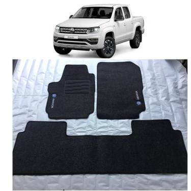 Imagem de jogo tapete carpete personalizado amarok - QualiCarpet, PRETO