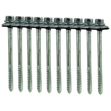 Imagem de Kit 10 Parafuso Para Telha Com Arruelas 5/16''X110 Mm - Parafuso De Te