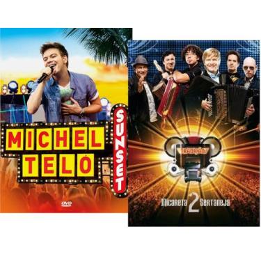 Imagem de DVD Michel Teló Sunset  + DVD Tradição Micareta Sertaneja 2 - SOM LIVR