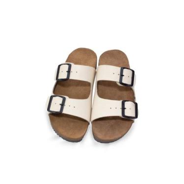 Imagem de Sandália Feminina Rasteirinha Couro Legítimo Confort Fivela Original 5