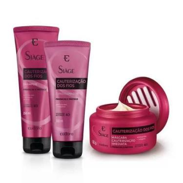 Imagem de Kit Shampoo + Condicionador + Mascara - EUDORA, Cauterização dos Fios