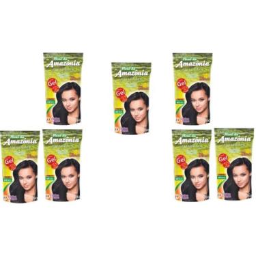 Imagem de Hene em gel amazonia 180gr pouch preto medido (preto natural) - DIVINA