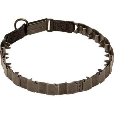 Imagem de Gola de agulha para cachorro preta em aço inoxidável Herm Sprenger Neck Tech - 50050 014 (57) - Tamanho 24 polegadas (60 cm)