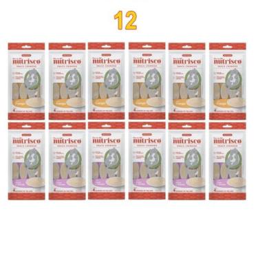 Imagem de Petisco para Gatos Snack Cremoso Nutrisco Pure Kit Mix 12 Un