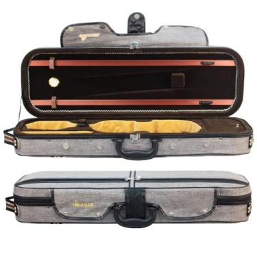 Imagem de Estojo case térmico retangular mega luxo para violino 4/4 - ORQUEZZ