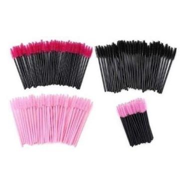 Imagem de 100 Escovinhas Para Sobrancelha E Cílios Alongamento - oem