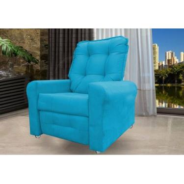 Imagem de Poltrona Confor Astra Tec Reclinavel Extensao Cilios Sala De Estar E P