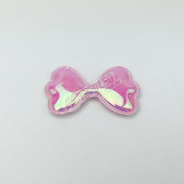 Imagem de Aplique Laço PVC Rosa Claro 5x3cm - LB