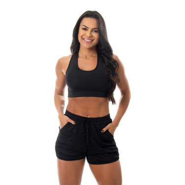 Imagem de Short Fitness Frimarket Corrida Com Bolso Feminino-Feminino