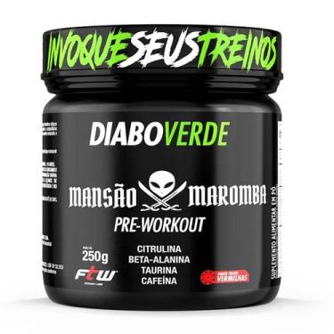 Imagem de Diabo verde pre-workout mansao maromba 250 g - ftw (frutas vermelhas),