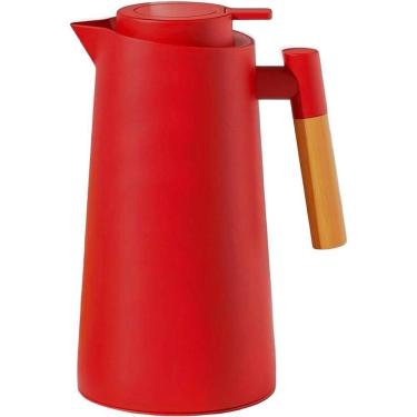 Imagem de Garrafa Térmica De Mesa Nórdica Vermelho Chimarrão Café 1l