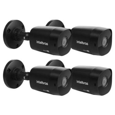 Imagem de Kit 4 Câmeras Multi HD 2 Megapixels 3.6mm IR20m VHD 1220 B G6 BLACK In