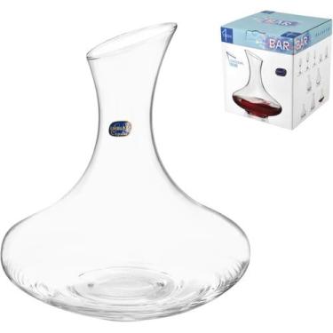 Imagem de Decanter de Cristal Titânio Bohemia 1,2L Sommelier Redondo