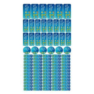 Imagem de 88 Etiquetas Escolares Personalizado Vinil Borboleta - Tectoner, Borbo