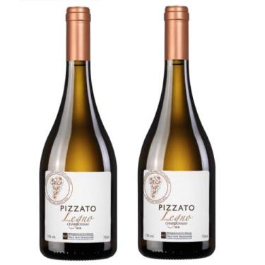 Imagem de Kit 2 Un Vinho Pizzato Legno Chardonnay Gran Reserva 750 ml